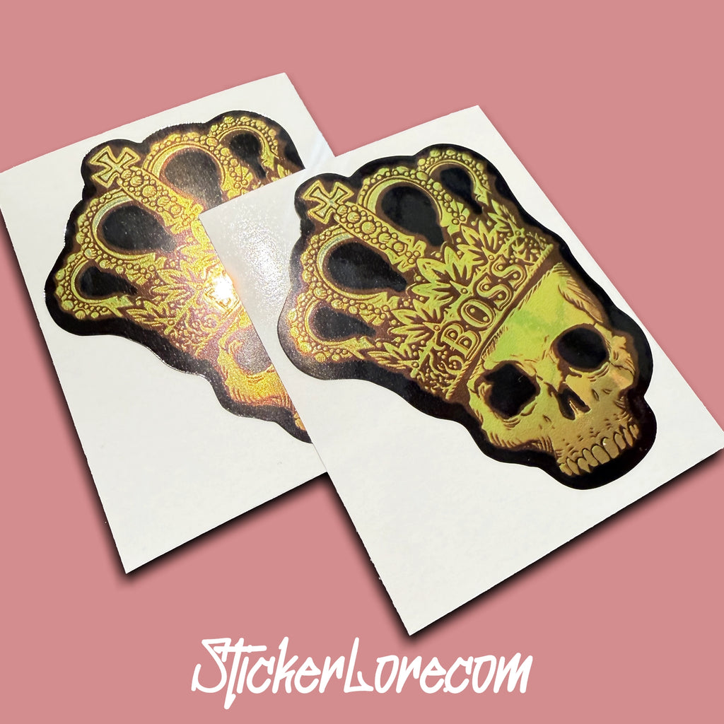 Crown Foil (2 PACK) Vinyl Sticker